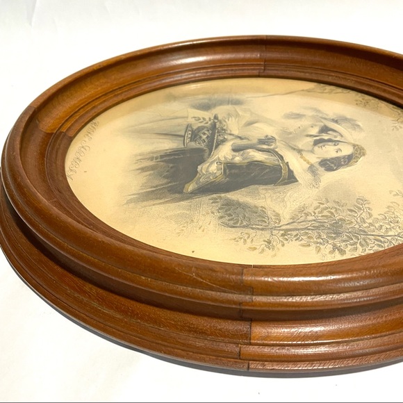 Vintage Wood Frame Victorian print - Picture 5 of 8